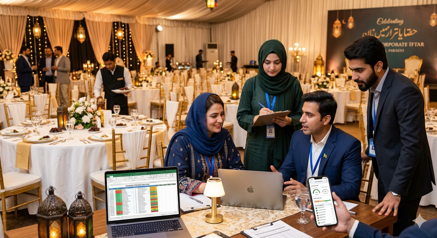 How to Manage RSVPs for a Corporate Iftar Dinner in Pakistan